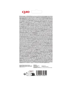 Back of Churu Hairball Control Salmon Recipe