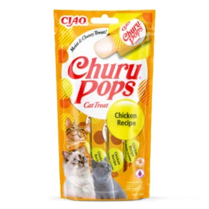 Front packaging of Churu POPS Chicken Recipe