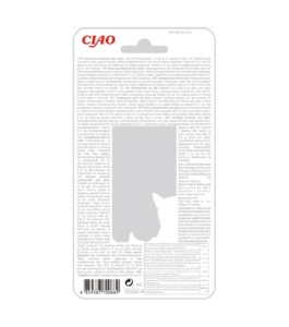 Back of Ciao CHICKEN FILLET In Chicken Flavored Broth