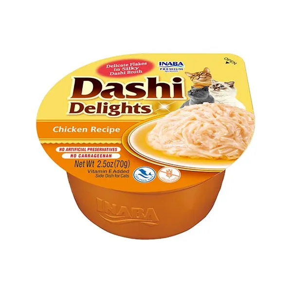 Front packaging of Dashi Delights Chicken Recipe