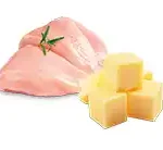 Pollo con queso
