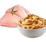 Pollo con crema de cacahuete
