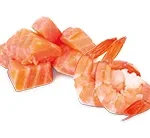 Salmón con gambas