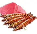 Atún con langostino