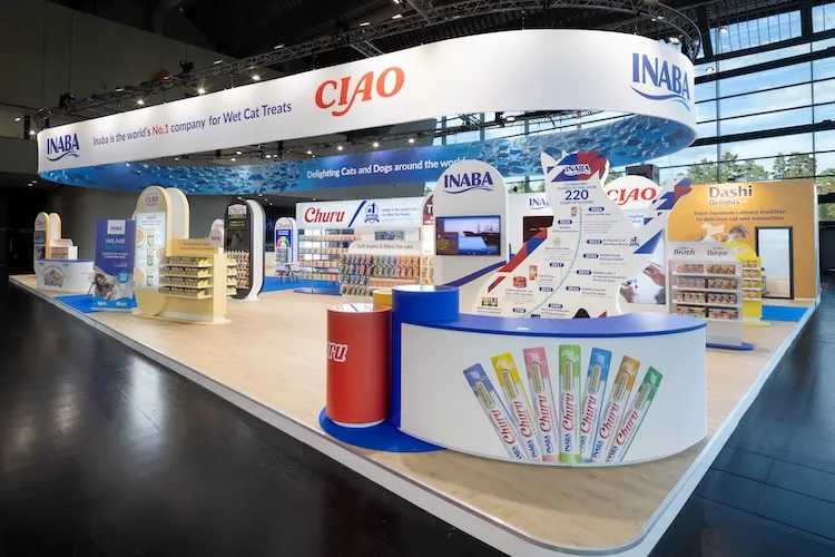 Photo of INABA's stand at Interzoo in 2026